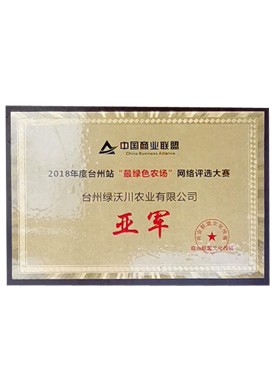 最绿色农场网络评选大赛亚军